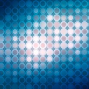 Cercles Abstraits Bleus