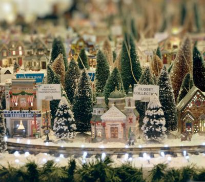 Décoration de Village de Noël