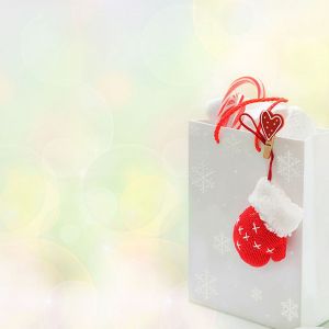 Sac Cadeau de Noël avec Gants