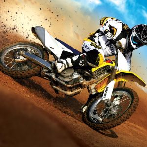 Action de Motocross