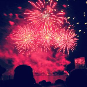 Feux d'Artifice Colorés