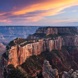 Coucher de soleil au Grand Canyon