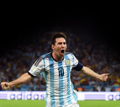 Célébration de Lionel Messi