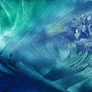 Vagues Abstraites Bleues