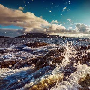 Vagues et Rochers de l'Océan