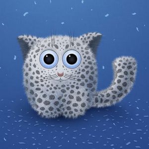 Léopard Dessin Animé Mignon
