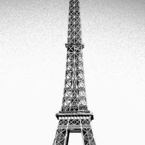 Tour Eiffel Noir et Blanc