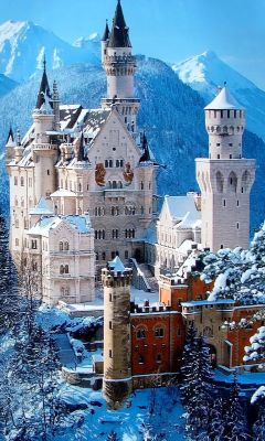 Château de Neuschwanstein en Hiver