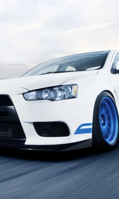 Voiture de Sport Blanche Élégante