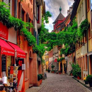 Charmante rue européenne