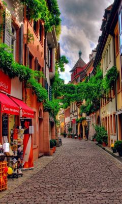 Charmante rue européenne