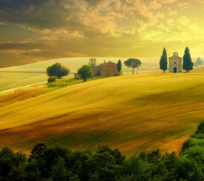 Paysage Toscan Serein