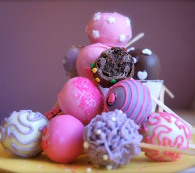 Cake Pops Colorés