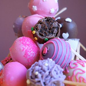 Bouchées de Gâteau Colorées