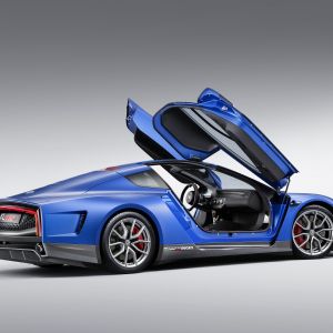 Voiture de Sport Bleue