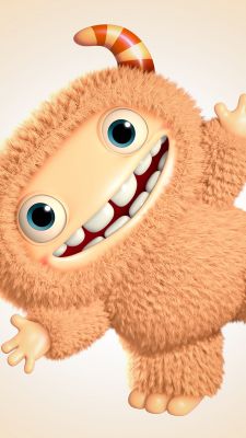 Monstre de Dessin Animé Mignon
