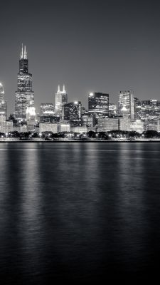 Skyline de Chicago la Nuit