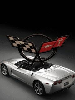 Logo et Voiture Corvette C6