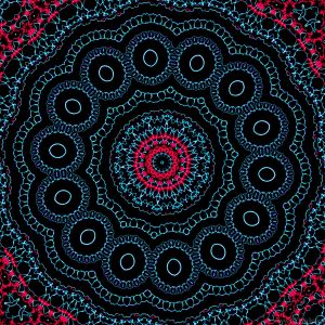 Motif Mandala Coloré