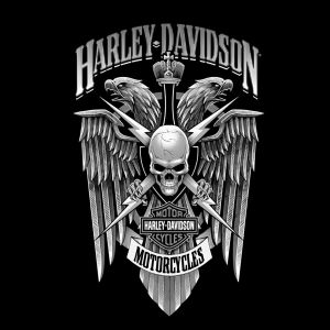Design Crâne Harley-Davidson