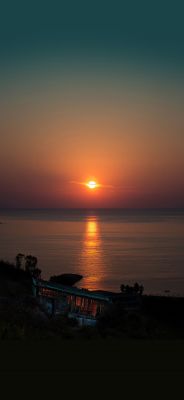 Coucher de soleil sur l'Océan